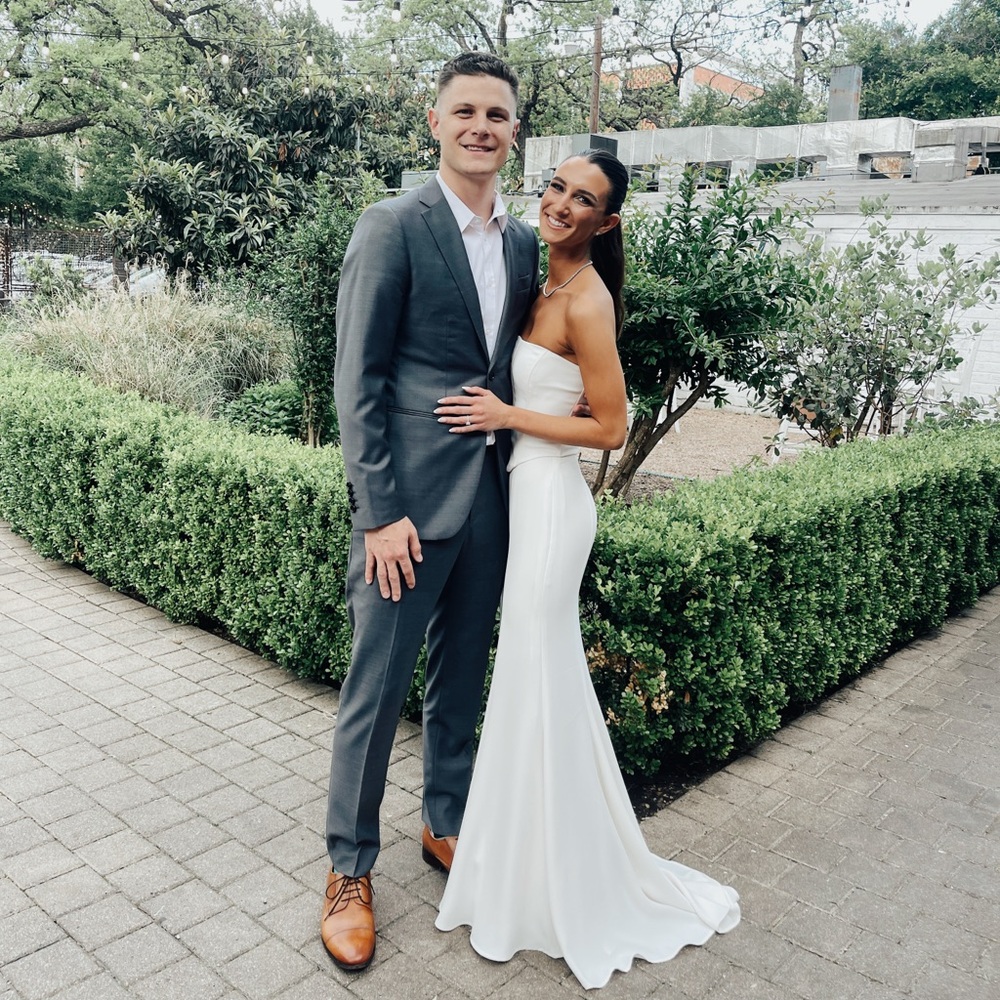 Reformation Haisley Two Piece White Dress - Picture 4 of 6